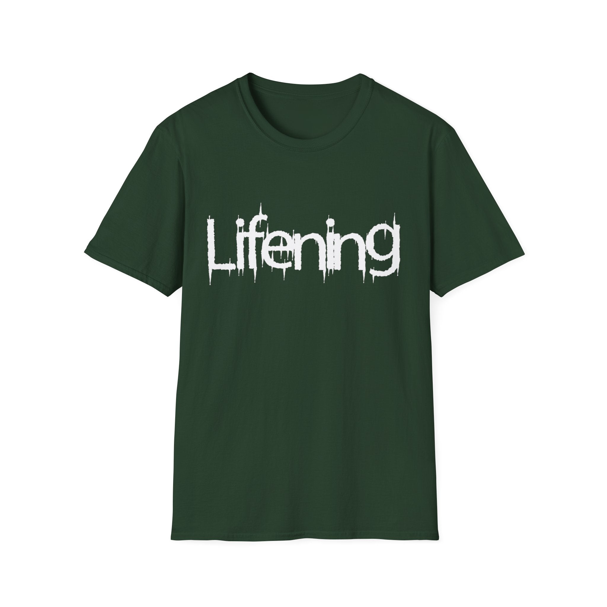 White Lifening Logo T-Shirt (Multiple Colors Avail)