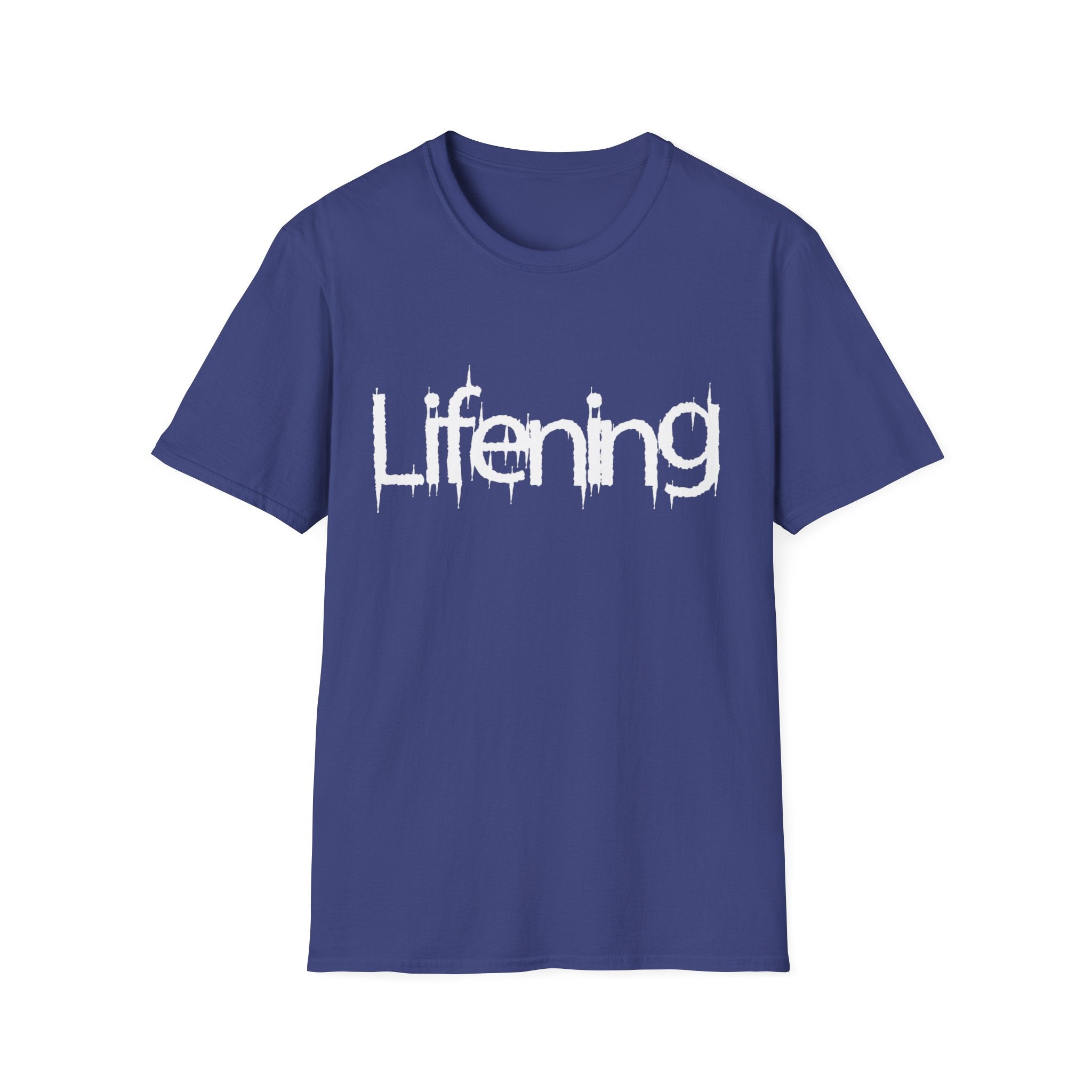 White Lifening Logo T-Shirt (Multiple Colors Avail)