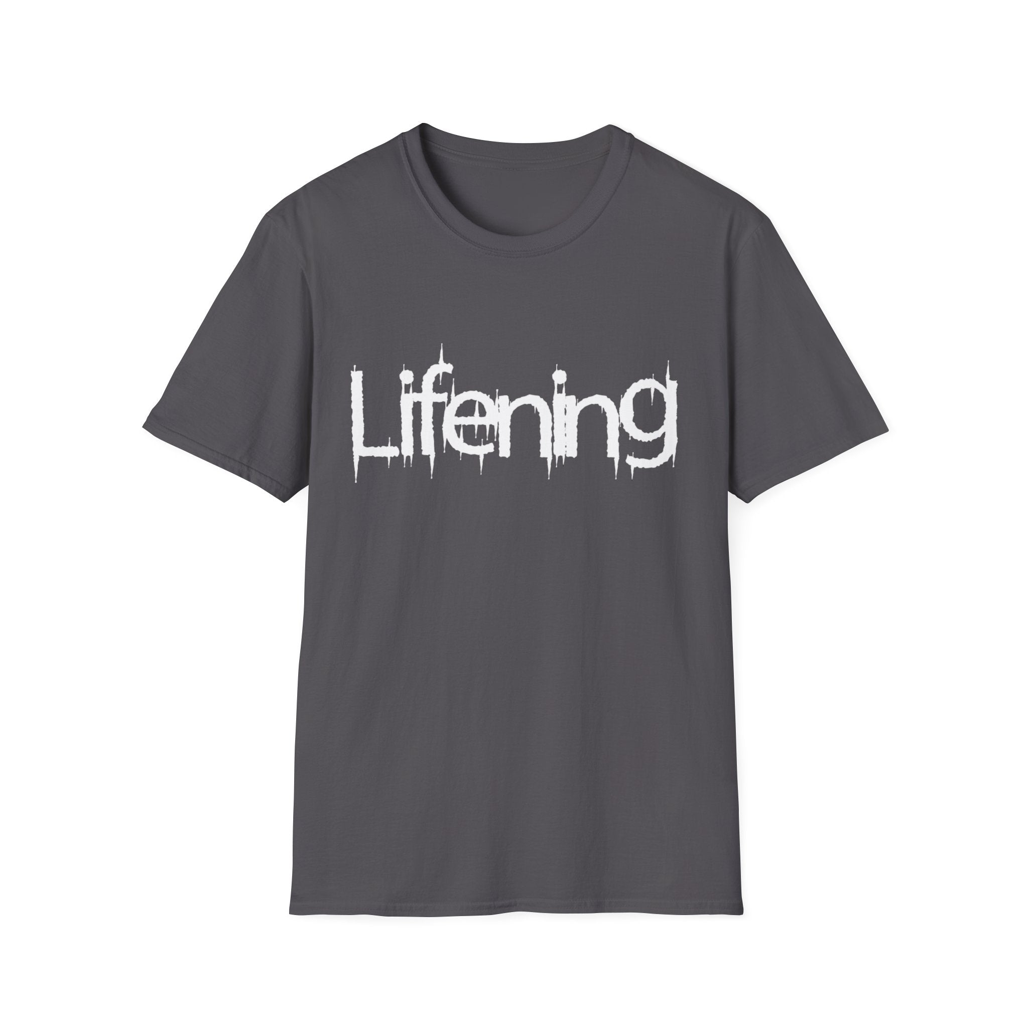 White Lifening Logo T-Shirt (Multiple Colors Avail)