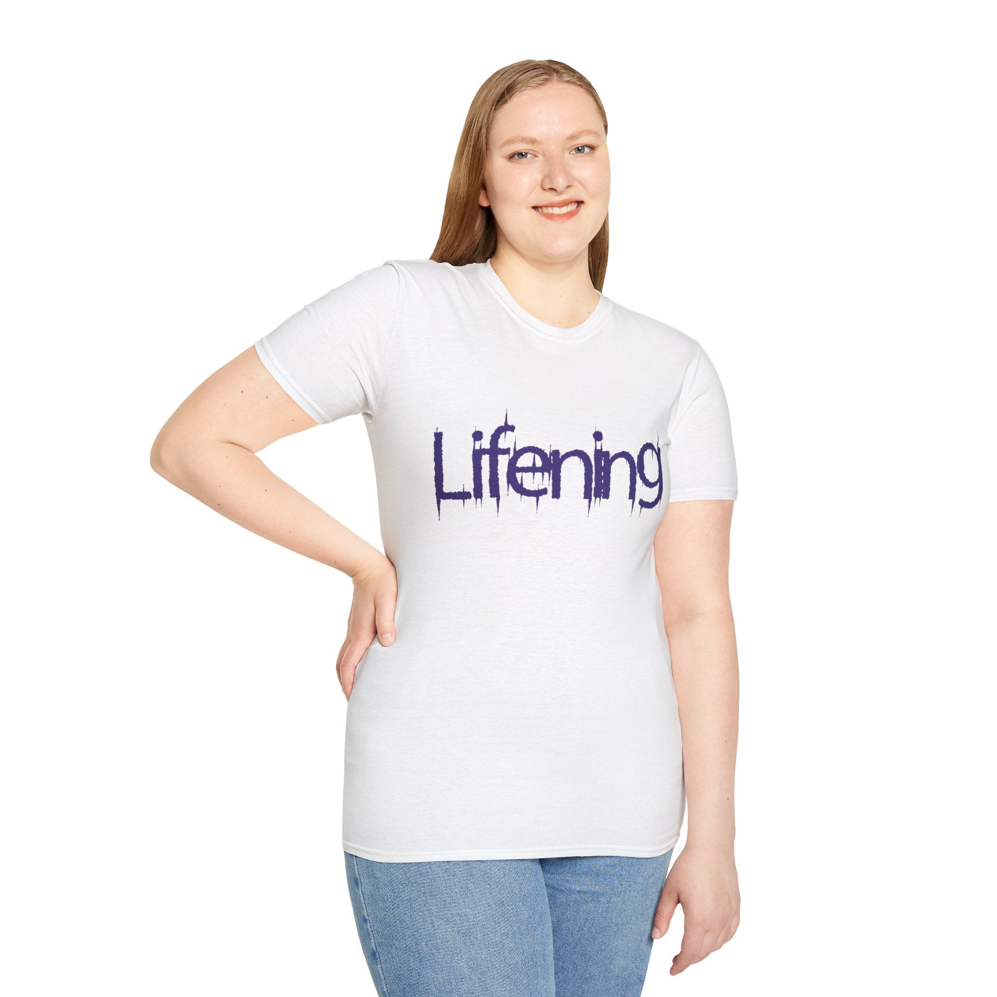 Purple Lifening Logo T-Shirt