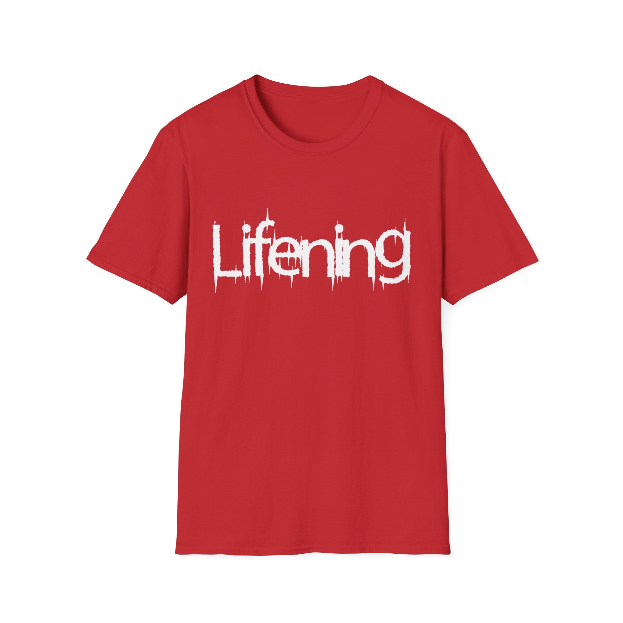 White Lifening Logo T-Shirt (Multiple Colors Avail)