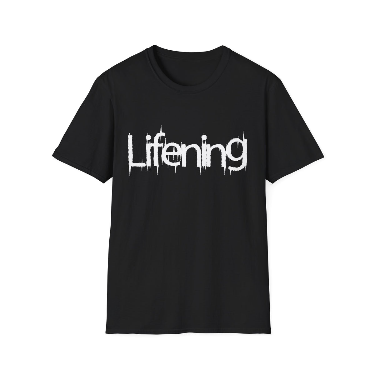 White Lifening Logo T-Shirt (Multiple Colors Avail)