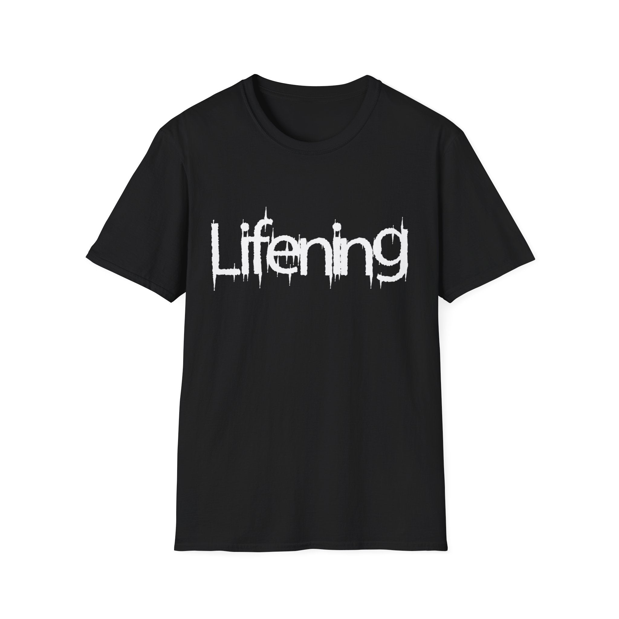 White Lifening Logo T-Shirt (Multiple Colors Avail)