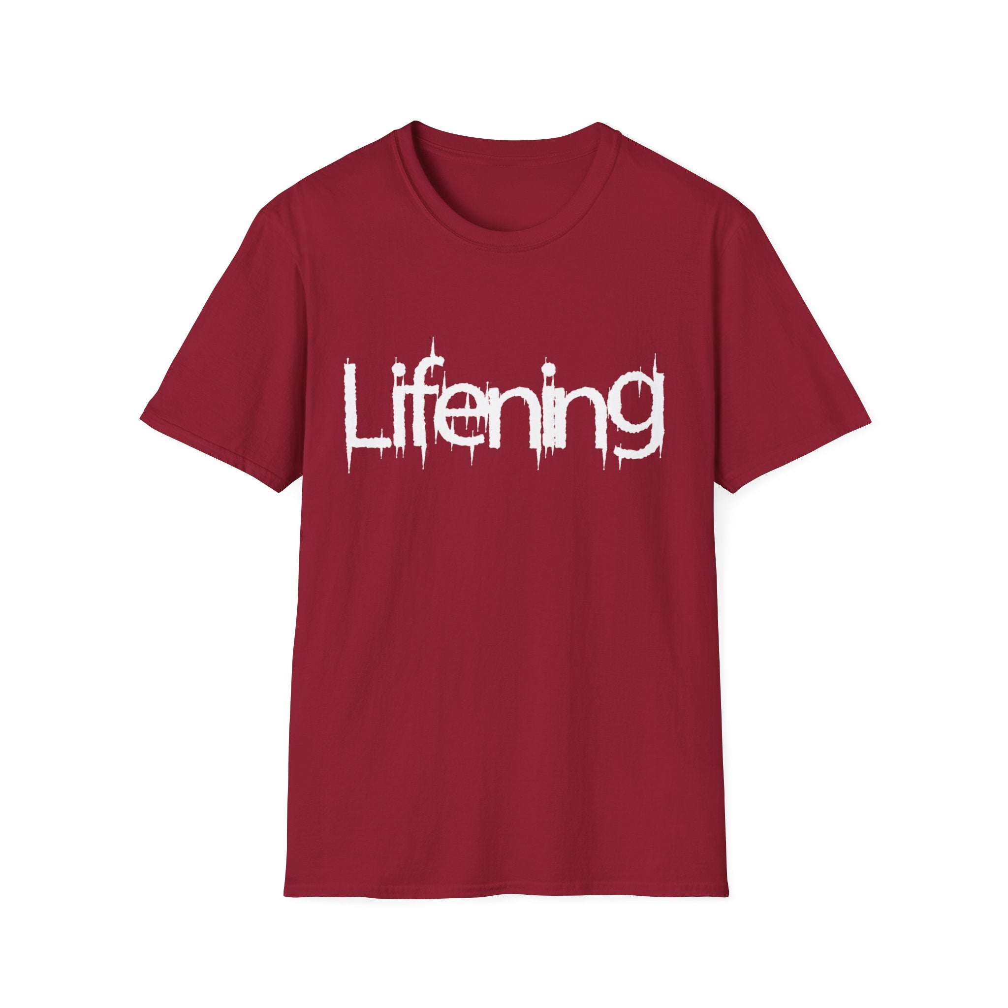 White Lifening Logo T-Shirt (Multiple Colors Avail)