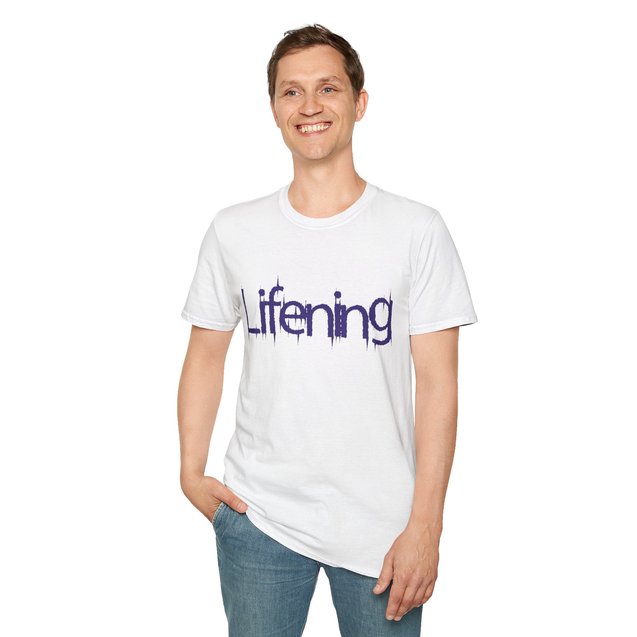 Purple Lifening Logo T-Shirt
