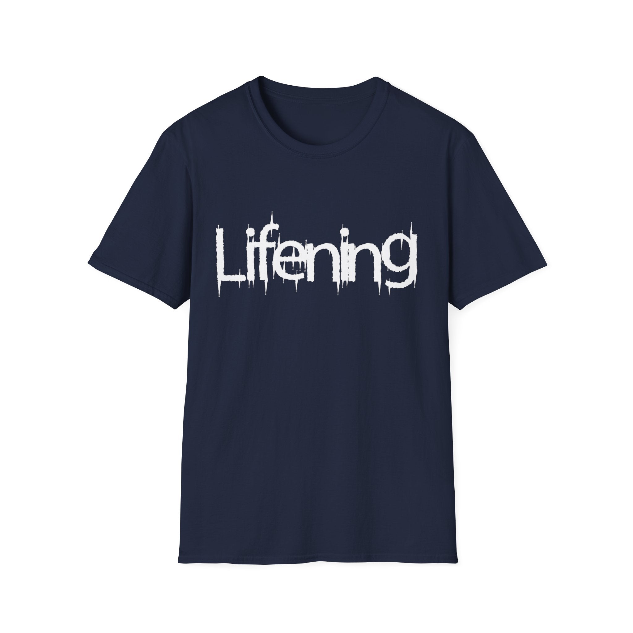 White Lifening Logo T-Shirt (Multiple Colors Avail)