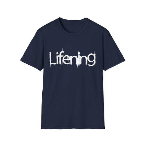 White Lifening Logo T-Shirt (Multiple Colors Avail)