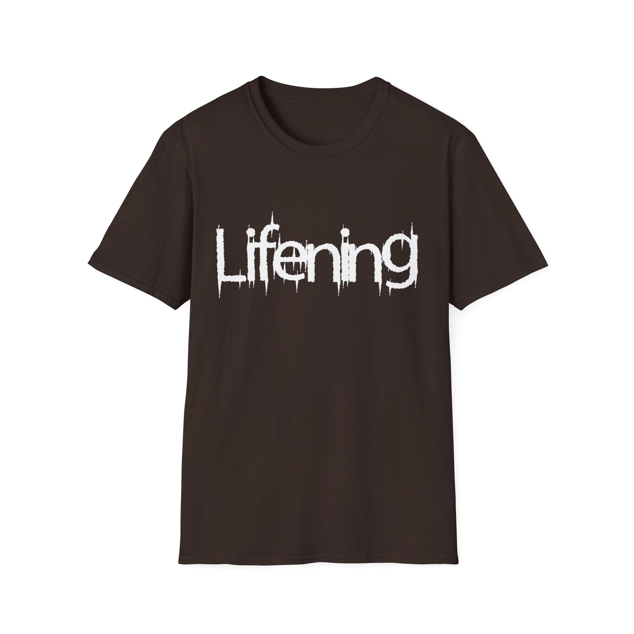 White Lifening Logo T-Shirt (Multiple Colors Avail)