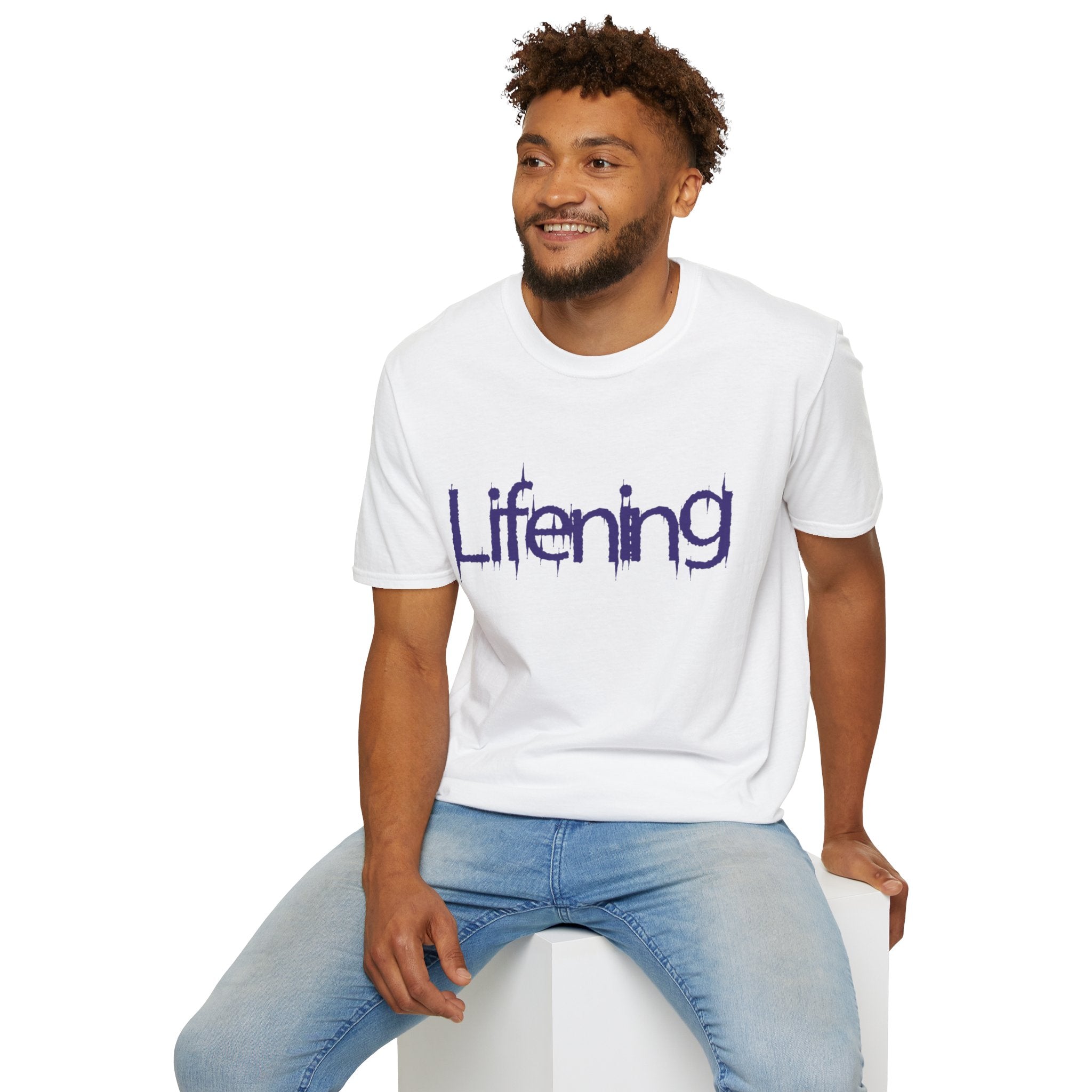 Purple Lifening Logo T-Shirt