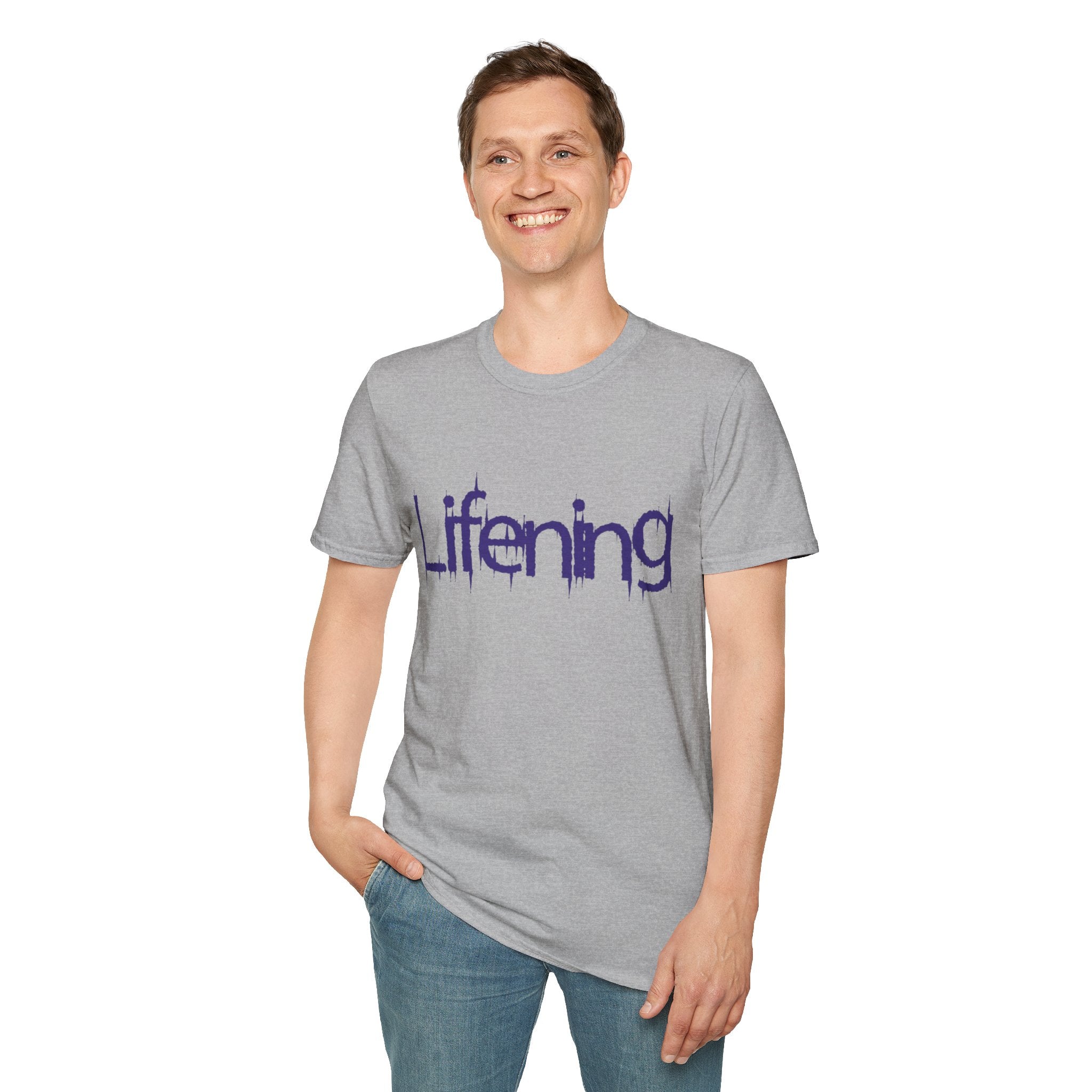 Purple Lifening Logo T-Shirt