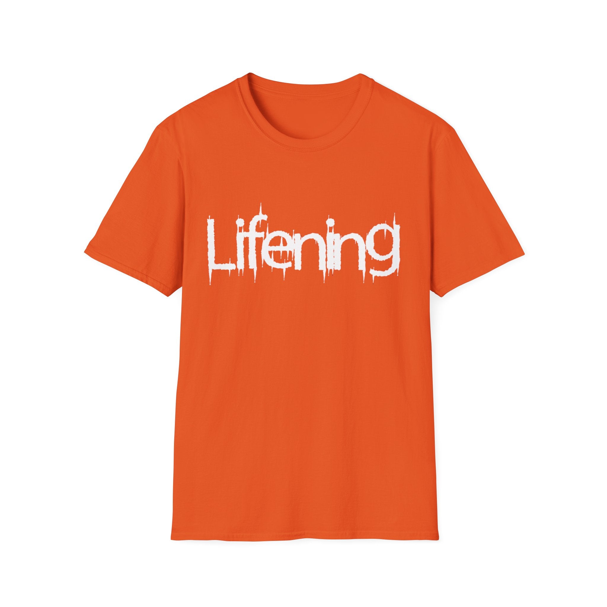 White Lifening Logo T-Shirt (Multiple Colors Avail)